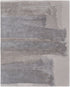 9' X 12' Gray and Ivory Abstract Hand Tufted Area Rug