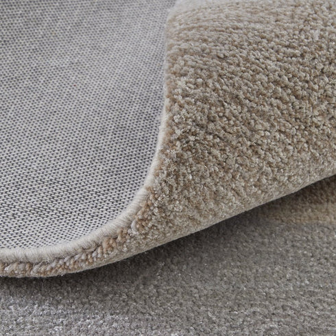 9' X 12' Gray and Ivory Abstract Hand Tufted Area Rug