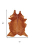 8' X 10' Brown Cowhide Animal Print Power Loom Area Rug