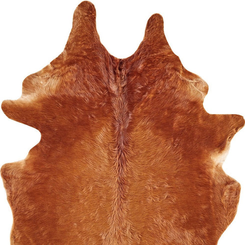 8' X 10' Brown Cowhide Animal Print Power Loom Area Rug