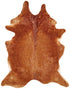 8' X 10' Brown Cowhide Animal Print Power Loom Area Rug