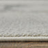 9' X 12' Ivory Blue and Brown Abstract Power Loom Area Rug