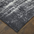 9' X 12' Black and Gray Abstract Hand Woven Area Rug