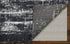 9' X 12' Black and Gray Abstract Hand Woven Area Rug