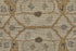 6' X 9' Ivory Gray and Tan Wool Oriental Hand Knotted Area Rug With Fringe