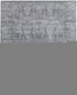 9' X 12' Gray and Silver Abstract Hand Woven Worn Faded Area Rug
