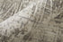 8' X 10' Gray and Silver Abstract Hand Woven Worn Faded Area Rug