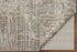 8' X 10' Gray and Silver Abstract Hand Woven Worn Faded Area Rug