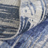 5' X 8' Blue and Ivory Abstract Hand Woven Worn Faded Area Rug