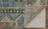 8' X 10' Ivory Tan and Blue Wool Oriental Hand Knotted Area Rug With Fringe