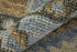 8' X 10' Ivory Tan and Blue Wool Oriental Hand Knotted Area Rug With Fringe