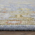 9' X 12' Blue Green And Yellow Geometric Hand Knotted Area Rug With Fringe