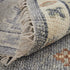 8' X 10' Gray Blue and Taupe Wool Geometric Hand Knotted Area Rug With Fringe