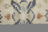 8' X 10' Gray Blue and Taupe Wool Geometric Hand Knotted Area Rug With Fringe