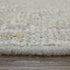 8' X 12' Gray and Brown Wool Floral Hand Knotted Area Rug
