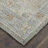 8' X 12' Gray and Brown Wool Floral Hand Knotted Area Rug