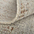 8' Gray Ivory And Burnt Orange Oriental Distressed Runner Rug With Fringe
