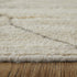 8' X 10' Ivory And Tan Wool Moroccan Hand Knotted Area Rug