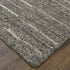 8' X 12' Gray Ivory and Taupe Abstract Hand Woven Area Rug