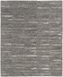 8' X 12' Gray Ivory and Taupe Abstract Hand Woven Area Rug