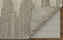 9' X 13' Gray and Ivory Ombre Hand Woven Area Rug