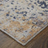 8' X 10' Blue Brown and Tan Abstract Power Loom Area Rug