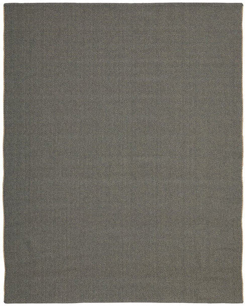 9' X 12' Tan and Gray Hand Woven Area Rug