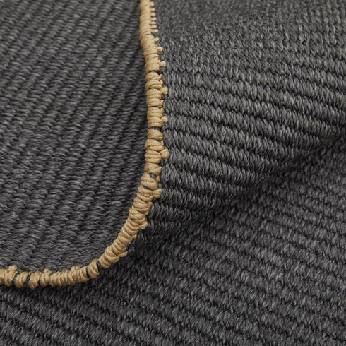 9' X 12' Tan and Gray Hand Woven Area Rug