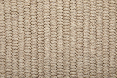 8' X 10' Ivory and Tan Hand Woven Area Rug