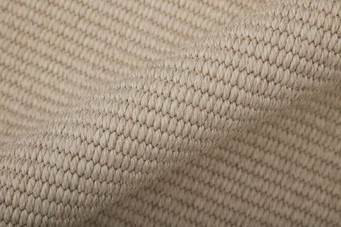 8' X 10' Ivory and Tan Hand Woven Area Rug