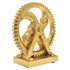 5" Antiqued Brass Resin Tabletop Sculpture