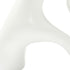 4" White Resin Heart Hands Tabletop Sculpture