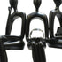 Set of Three Black Resin People Tabletop Sculpture