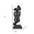 6" Black Resin Tabletop Sculpture