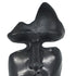 6" Black Resin Tabletop Sculpture