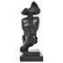 6" Black Resin Tabletop Sculpture