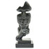 6" Black Resin Tabletop Sculpture