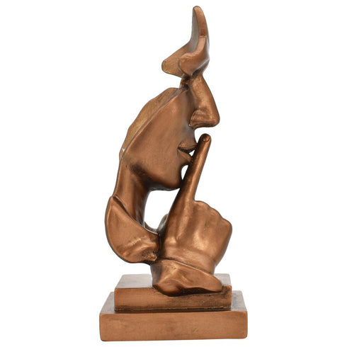 8" Bronze Resin Tabletop Sculpture