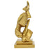 8" Gold Resin Tabletop Sculpture