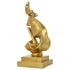 8" Gold Resin Tabletop Sculpture
