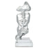 6" Silver Resin Tabletop Sculpture