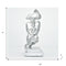 6" Silver Resin Tabletop Sculpture