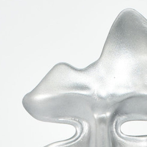 6" Silver Resin Tabletop Sculpture