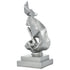 6" Silver Resin Tabletop Sculpture