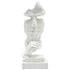 5" White Resin Tabletop Sculpture