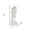 5" White Resin Tabletop Sculpture