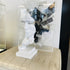 5" White Resin Tabletop Sculpture