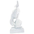 5" White Resin Tabletop Sculpture