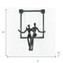 7" Black Resin People Tabletop Sculpture