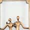 7" Bronze Resin People Tabletop Sculpture